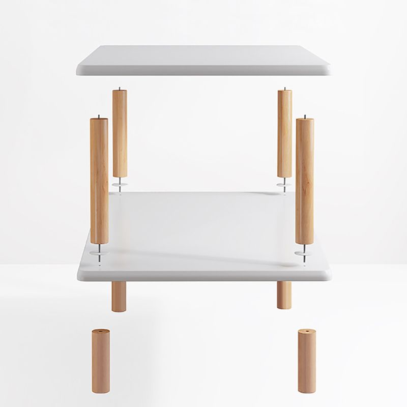 Contemporary Wood Bookcase Etagere Bookshelf for Home Office