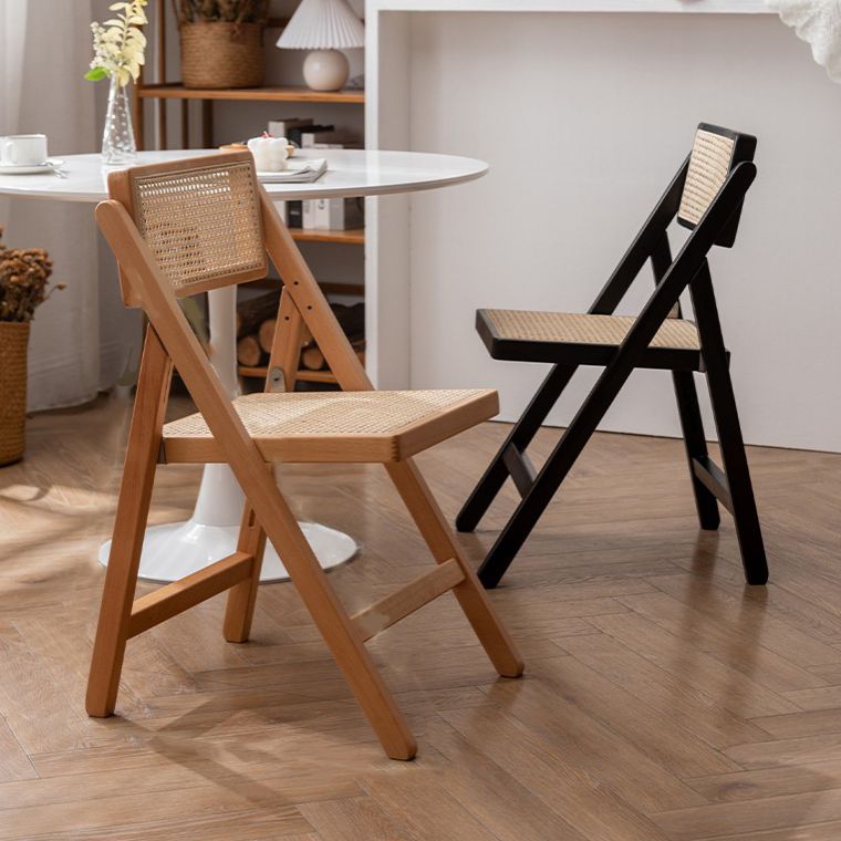 Contemporary Home Armless Solid Wood King Louis Back Dining Chair