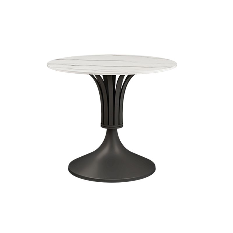 Modern Style Dining Table Round Sintered Stone Table for Dining Room