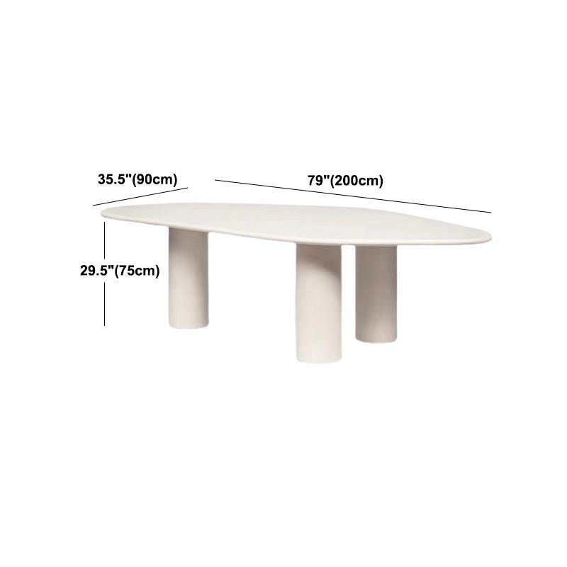 Modern Style White Wood Table Specialty Dining Table for Kitchen