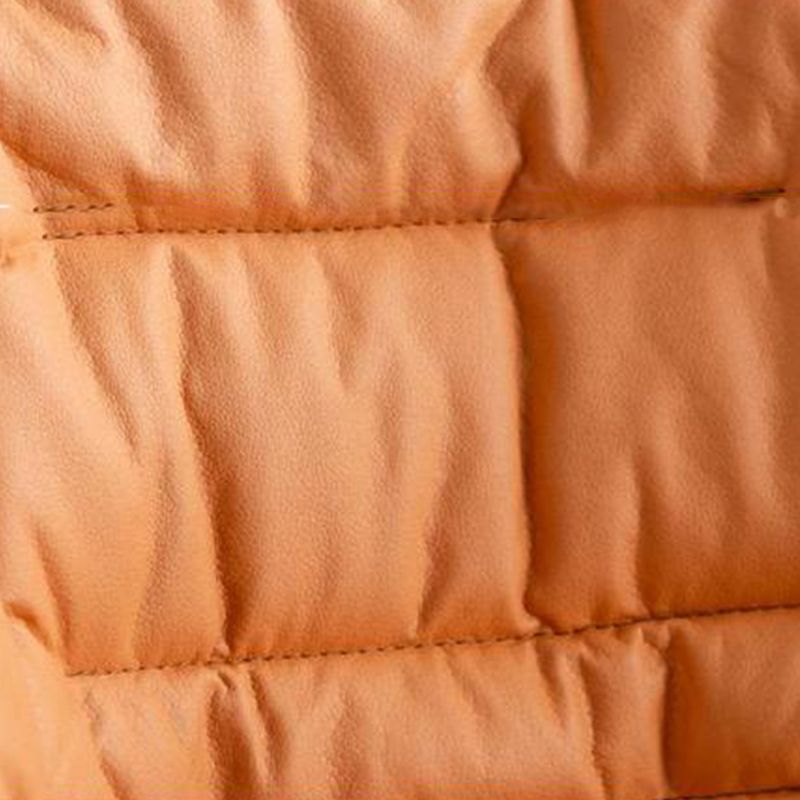 Scandinavian Metal Barstool Adjustable Low Back Leather Barstools in Matte Finish