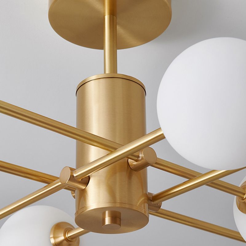 Modernism Sputnik Ceiling Light Globe Shaded Lighting for Hallway Foyer