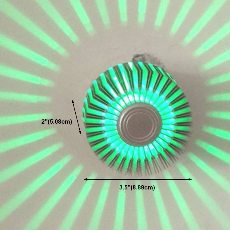 Sunflower Effect RGB Flush Light Fixtures Modern Aluminum LED Flush Ceiling Light