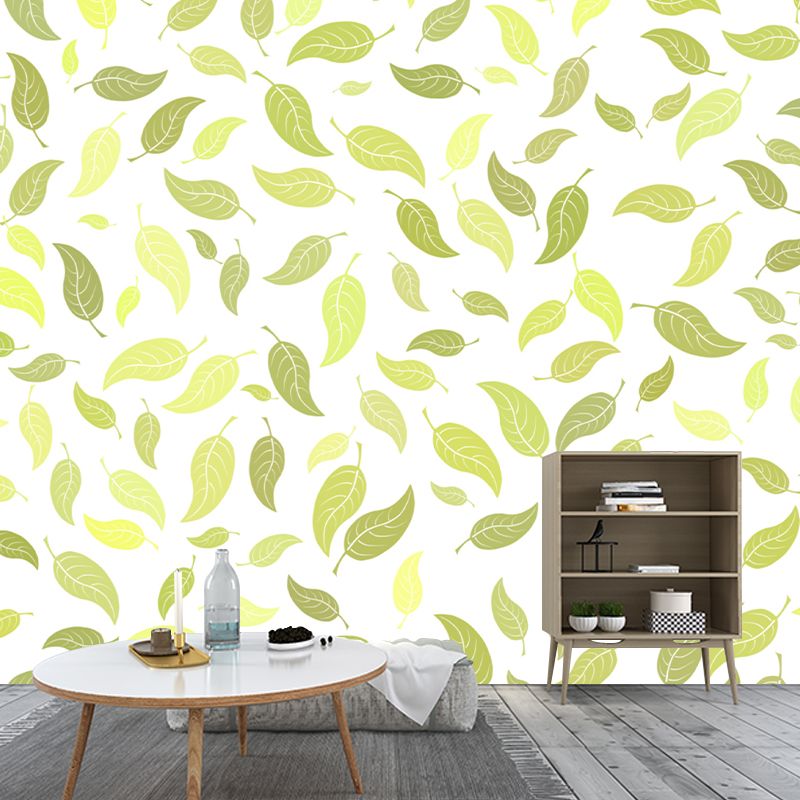 Plant Decoration Resistant Mural Wallpaper Sleeping Room Wall Mural