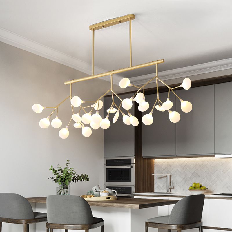 Firefly Island Pendant Postmodern Metal 36 Heads Restaurant Ceiling Suspension Lamp