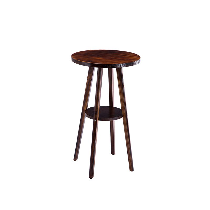 Bar Height Pub Table Wood Industrial Bar Table for Indoor and Outdoor