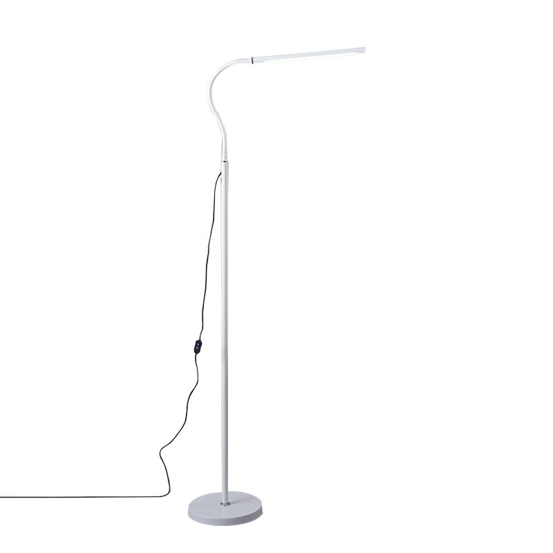 Contemporary Linear Floor Lamp Metal 56" High LED Floor Light for Living Room