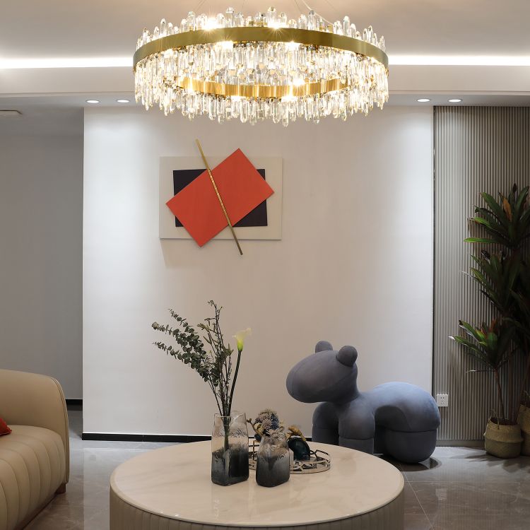 Modern Chandeliers For Foyer Circular Chandelier Pendant Lighting Fixtures