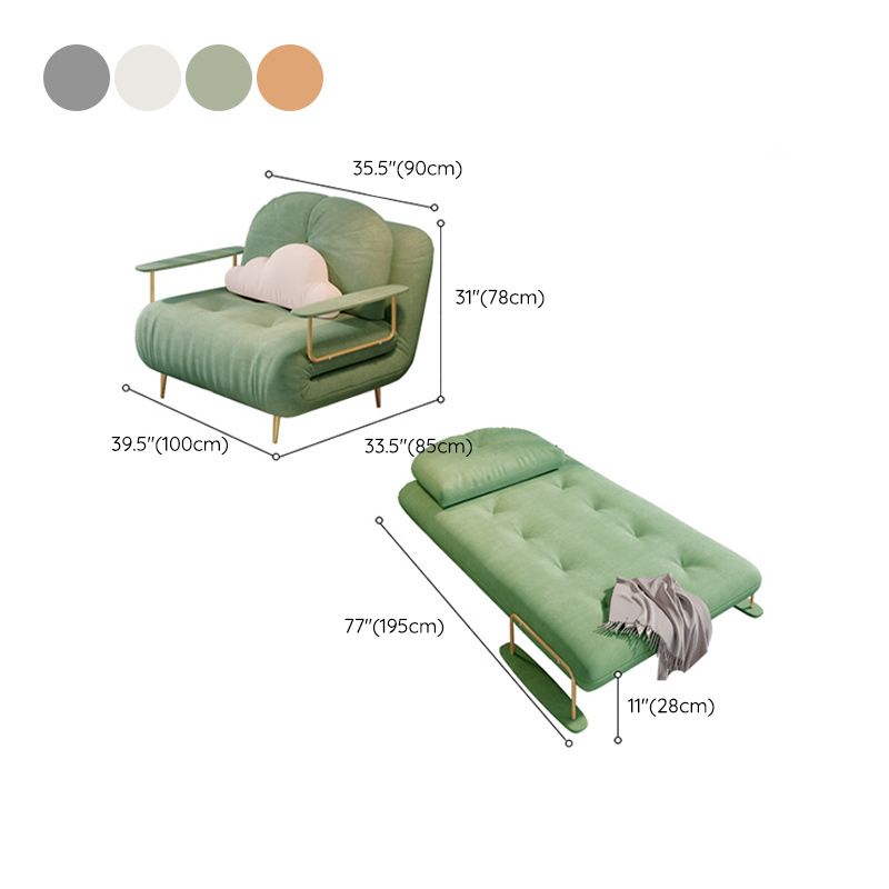 Luxurious Full/Queen Convertible Sofa Tufted Upholstery Sofa Bed