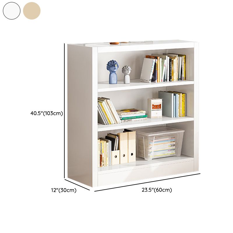 Scandinavian Shelf Manufactured Wood Standard Kids Bookcase in Natural/White