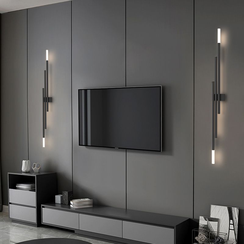 Quadratische Form Metallwand Licht moderner Stil 3 Lichter Wandhalterung Licht