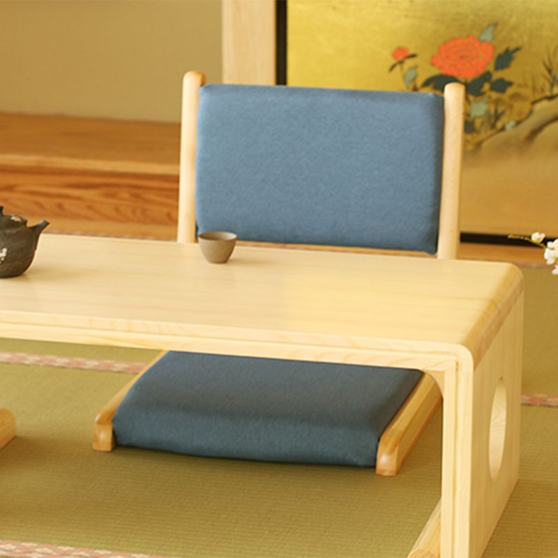 Linen Armless Chair16.9"L x 20.8"W x 18.1"H  Solid Wood Frame Chair