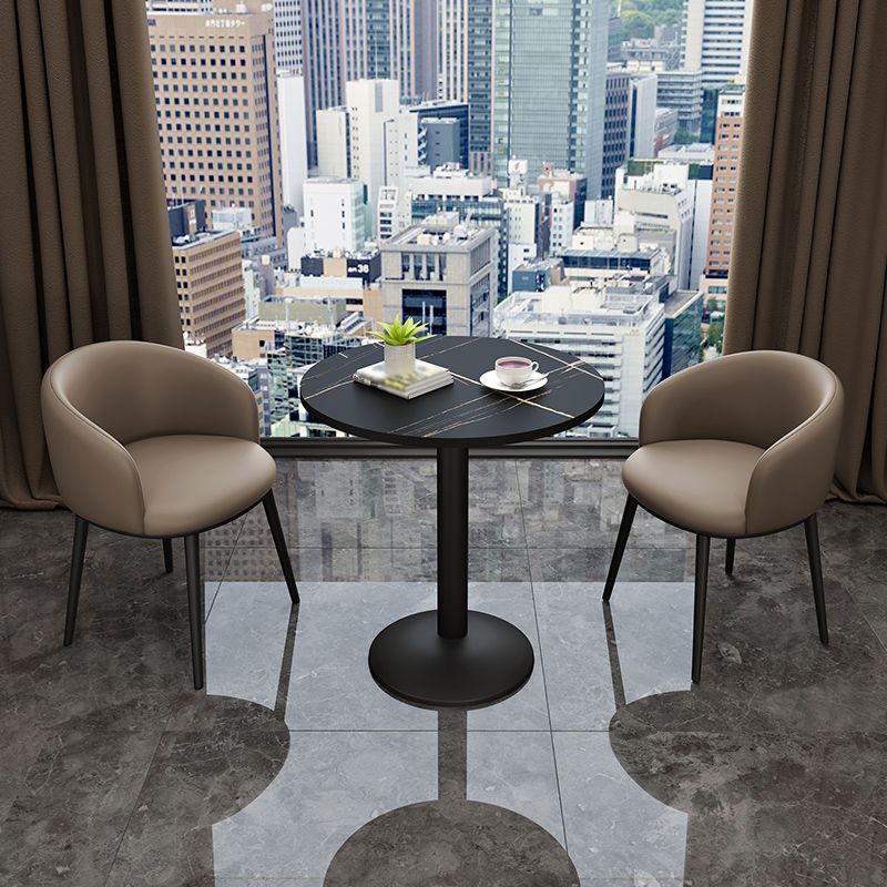 Silla sin brazos de comedor de metal Glam, silla lateral de comedor tapizada para restaurante