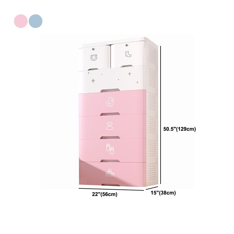 Non-Hanging Armoire Wardrobe Cabinet Plastic Storage Cabinet