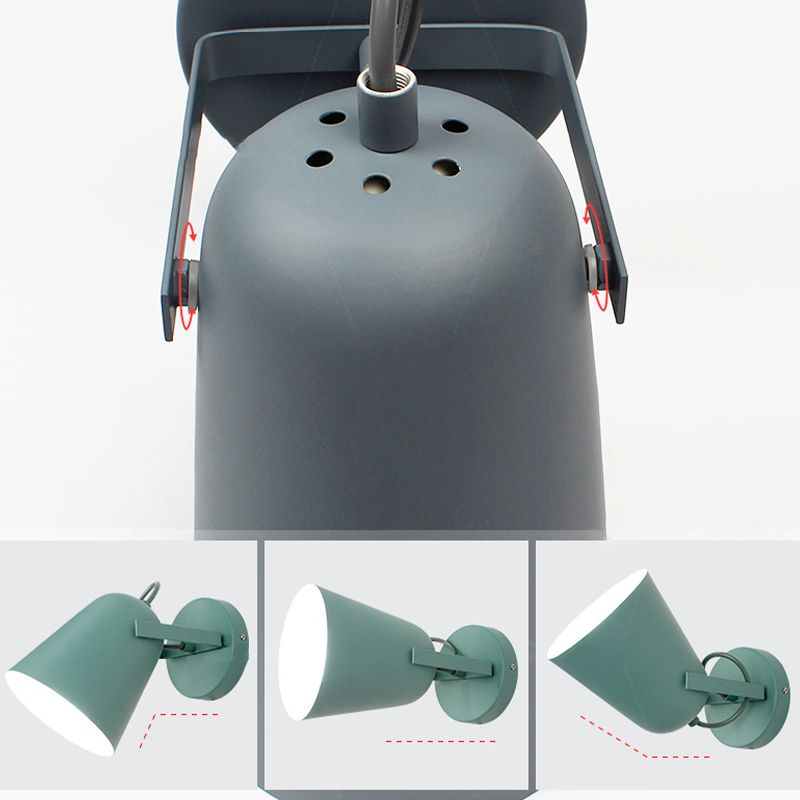 Industrial Wall Light Metal Macaron Lighting for Restaurant Home