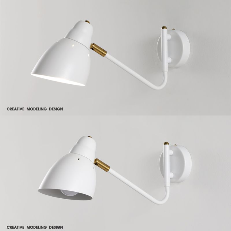 Metal Cone Wall Lighting Fixture Contemporary Style Wall Mount Light Fixture for Bedroom