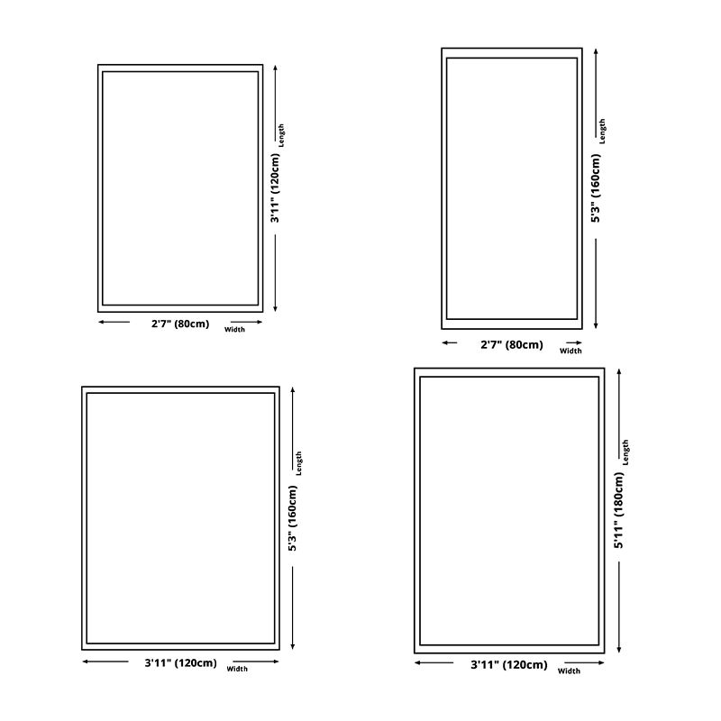 Creative Graphic Printed Carpet Polyester Rug Non-Slip Backing Indoor Rug for Home Decoration