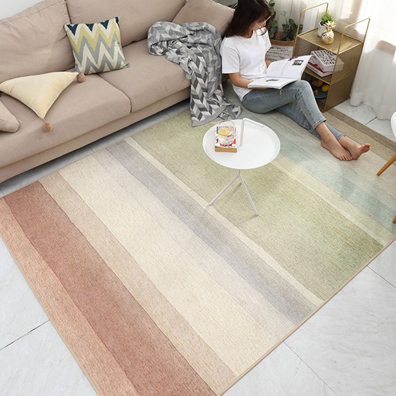 Glam Geometric Print Rug Multicolor Contemporary Rug Polypropylene Machine Wash Anti-Slip Pet Friendly Rug for Home