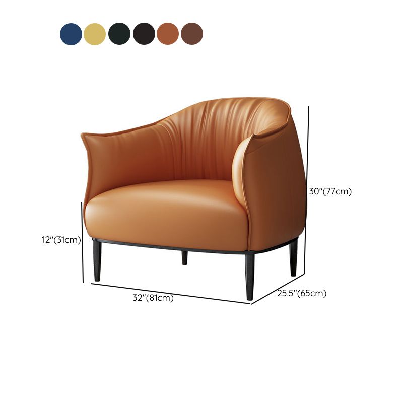Arms Included Lounge Chair Living Room Chair with Black Legs