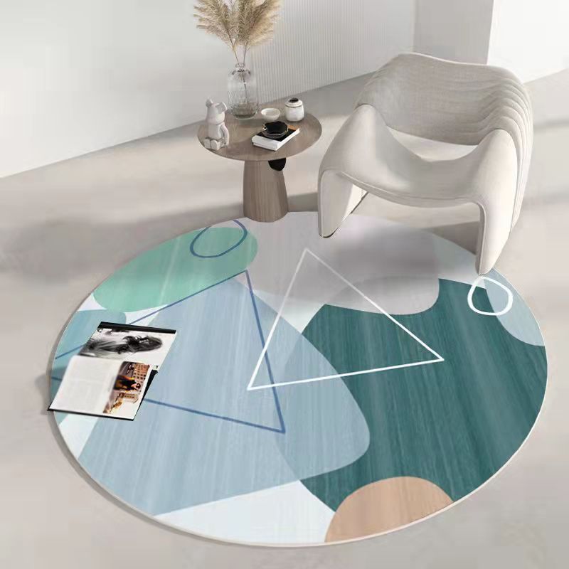 Tapis nordique marron en Polyester, couleur bosselée, lavable, pour la décoration de la maison
