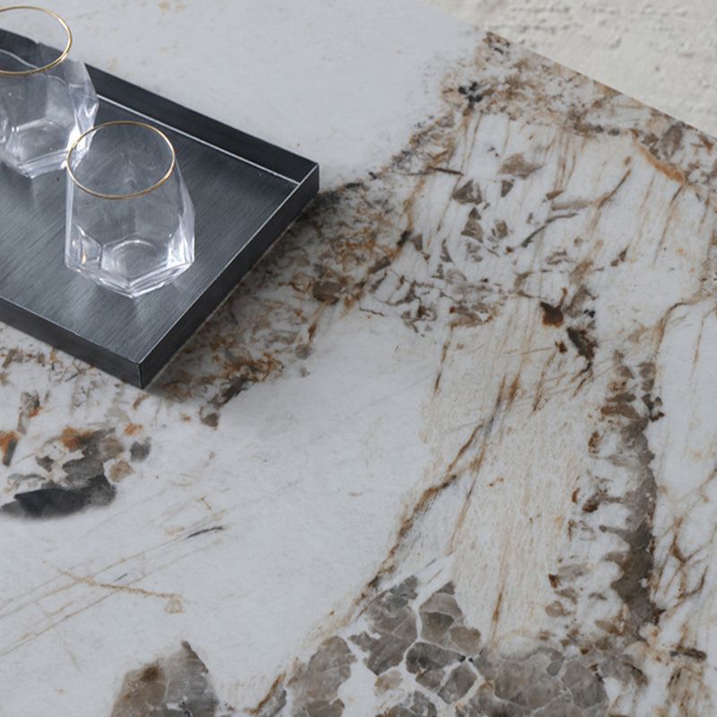 Contemporary Slate Rectangle Coffee Table Standard Single Coffee Table
