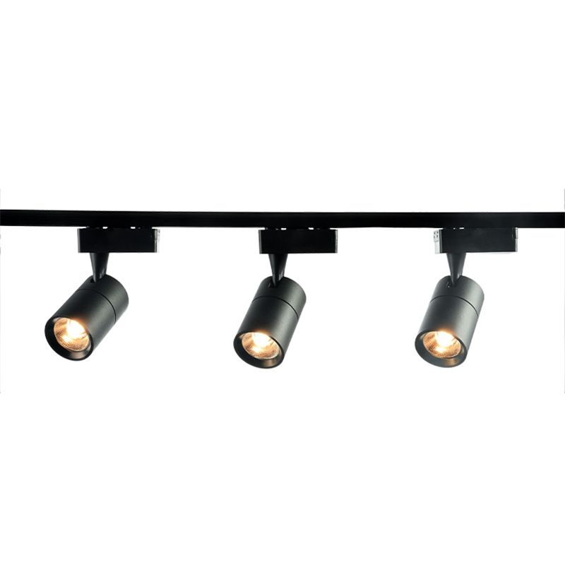 Cylindrical Shape LED Rail Ceiling Lamp Modern Simple Style Aluminium Flush Mount for Living Room