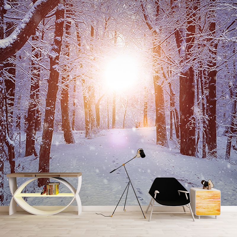 Washable Stain Resistant Mural Wallpaper Forest Indoor Wall Mural