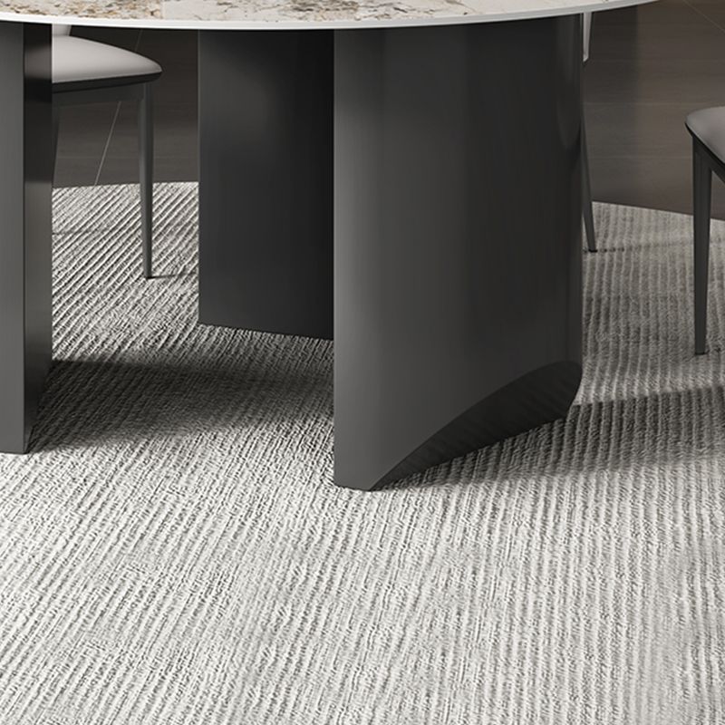 Grey Base Dining Site Table Contemporary Round Dining Room Table