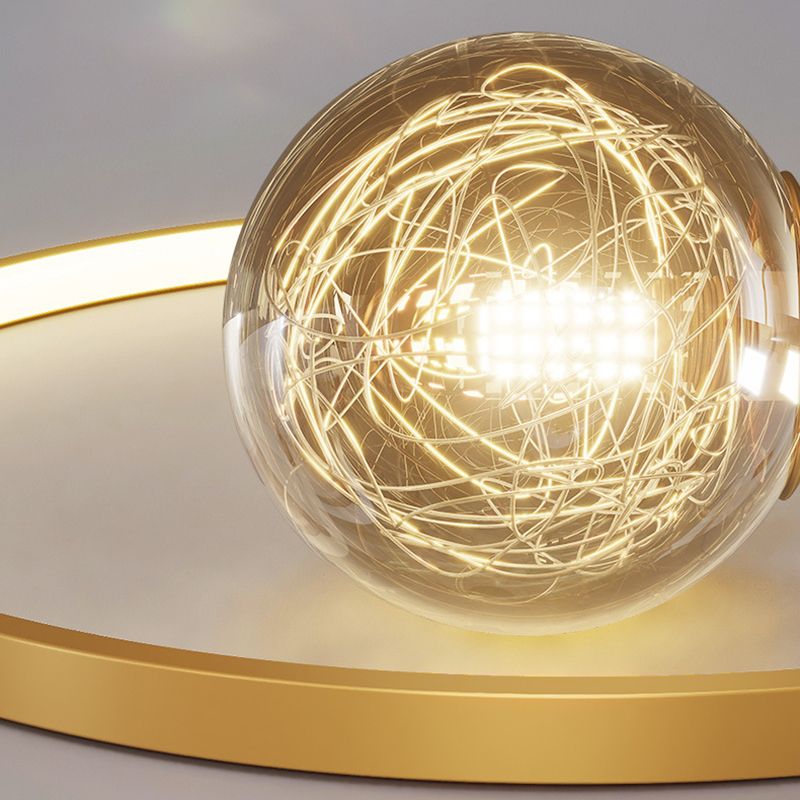 3-Lights Square Shade Flush Mount Modern Style Flush Mount Ceiling Lighting Fixture