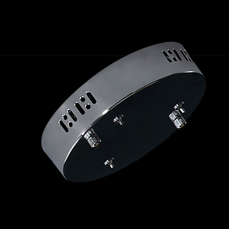 Modern Luxury Pendant Light Electroplate Metal Hanging Lamp with Aluminium Chain