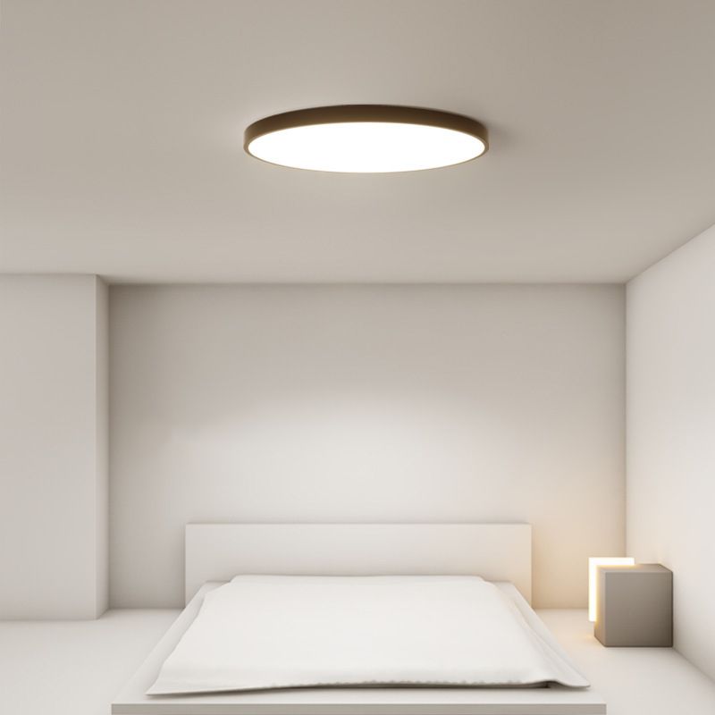Modern Flush Light White Circle Metal Led Surface Mount Ceiling Lights for Living Room