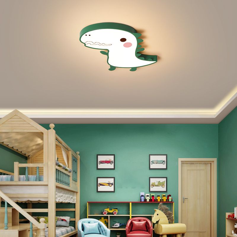 Contemporary Minimalistic Ceiling Light Lovely LED Flush Mount Lamp for Kid's Room