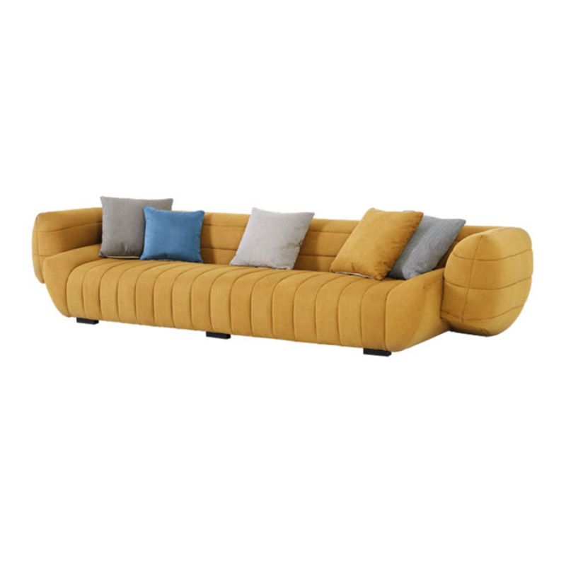 Tuxedo Arm Sofa Modern Style 3/4/5-seater Sofa with 5 Pillows