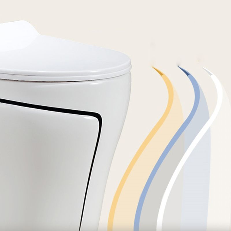 Traditional Siphon Jet Flush Toilet One Piece Urine Toilet for Bathroom