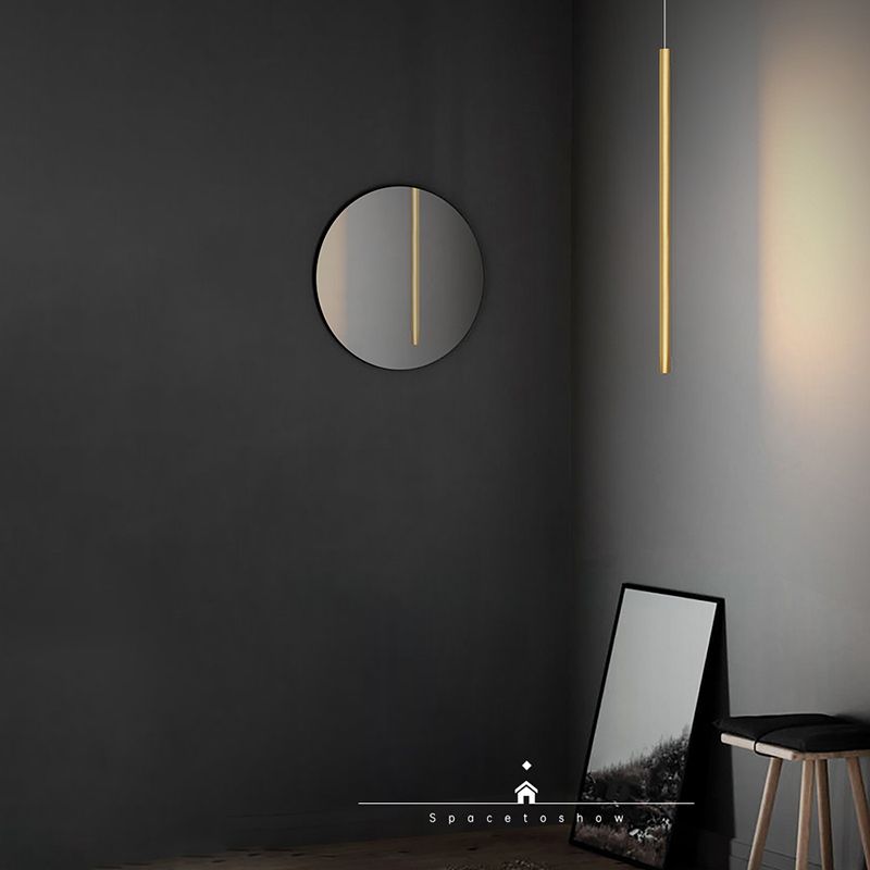 Eigentijdse hangende hanglamp lineaire hanger voor slaapkamer in de woonkamer