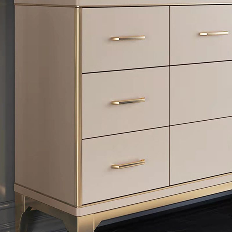 15.6-inch Width Storage Chest Contemporary Dresser with 9 Drawers