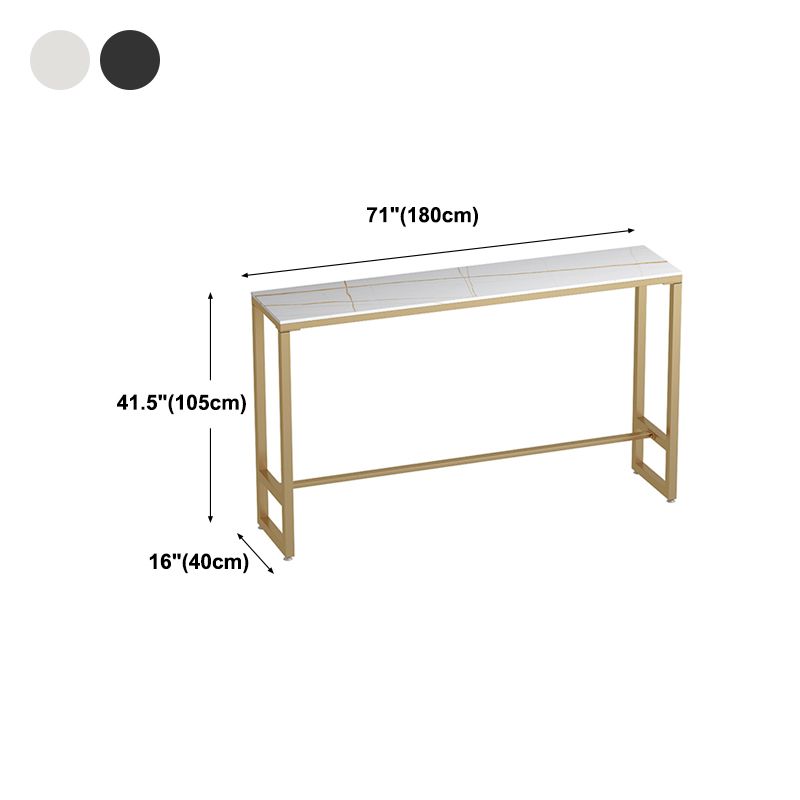 Mesa de vinos de mármol moderno moderno Mesa de cóctel de altura de la barra de la barra del fútbol