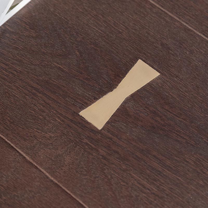 Oak Wood and Iron Dinette Table Traditional Luxury 4 Legs Dining Table