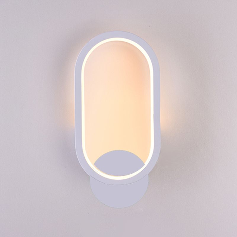 Salon du salon minimalisme moderne minimalisme LED de la forme ovale