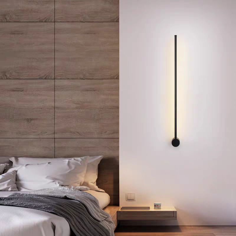 Metal Strip Wall Light Minimalist 1 Light LED Wall Sconce for Living Room