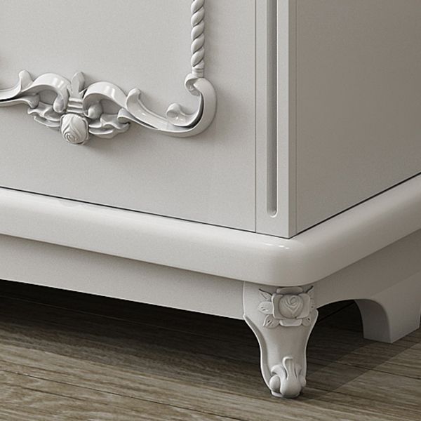 French Country Wardrobe Armoire Engineered Wood Wardrobe Cabinet