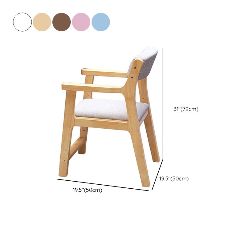 Adjustable Kids Desks and Chair Set with Hutch Solid Wood Child Desks Writing Desks