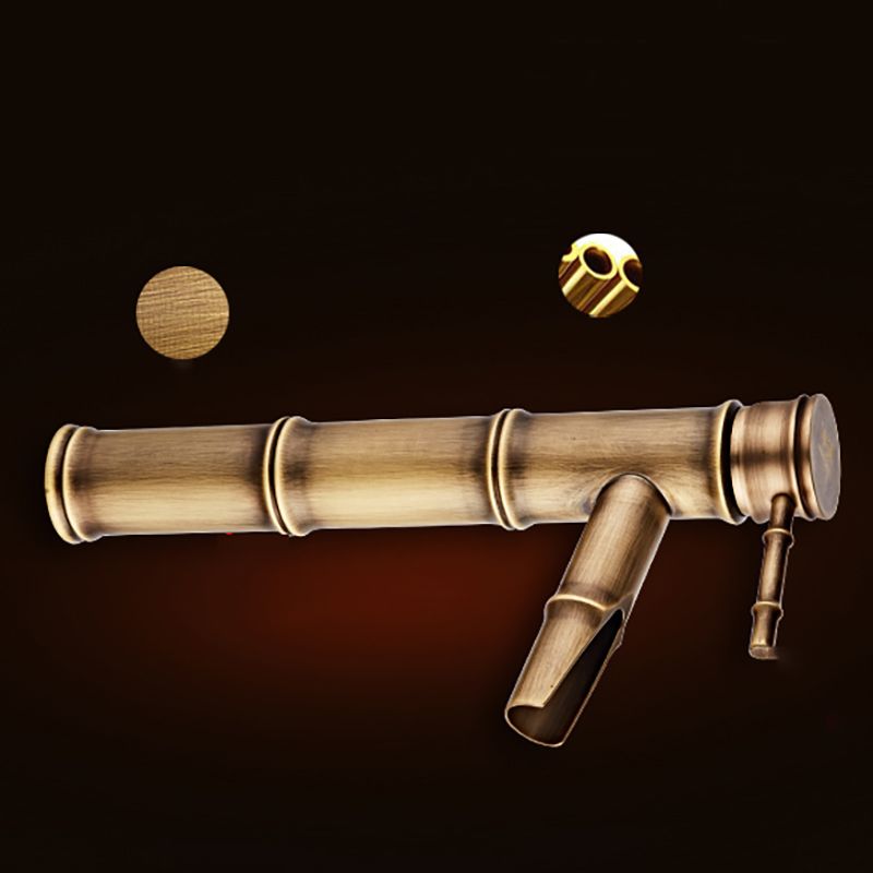 Brass Country Basin Faucet Single Hole Vanity Sink Faucet for Bathroom