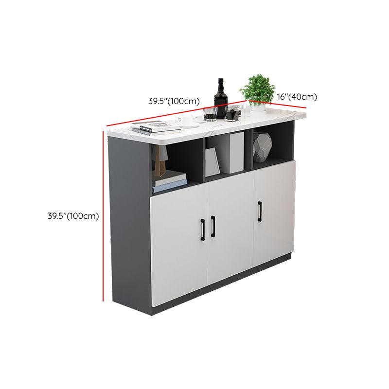Rectangle Bar Table Wood Dining Table for Kitchen Living Room