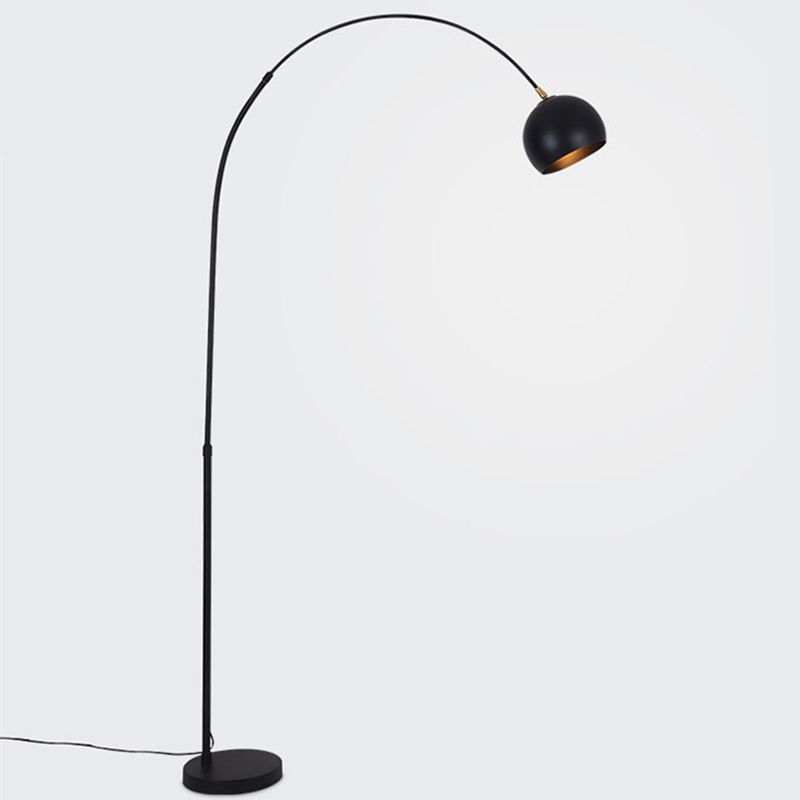 Lampe de forme de bol de style moderne Métal 1 éclairage de sol léger pour le salon