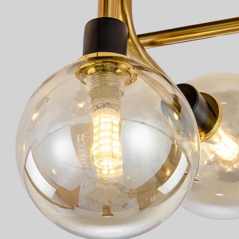 Luz de techo al ras del vidrio de forma redonda Lucina moderna de montaje de altura de luces múltiples