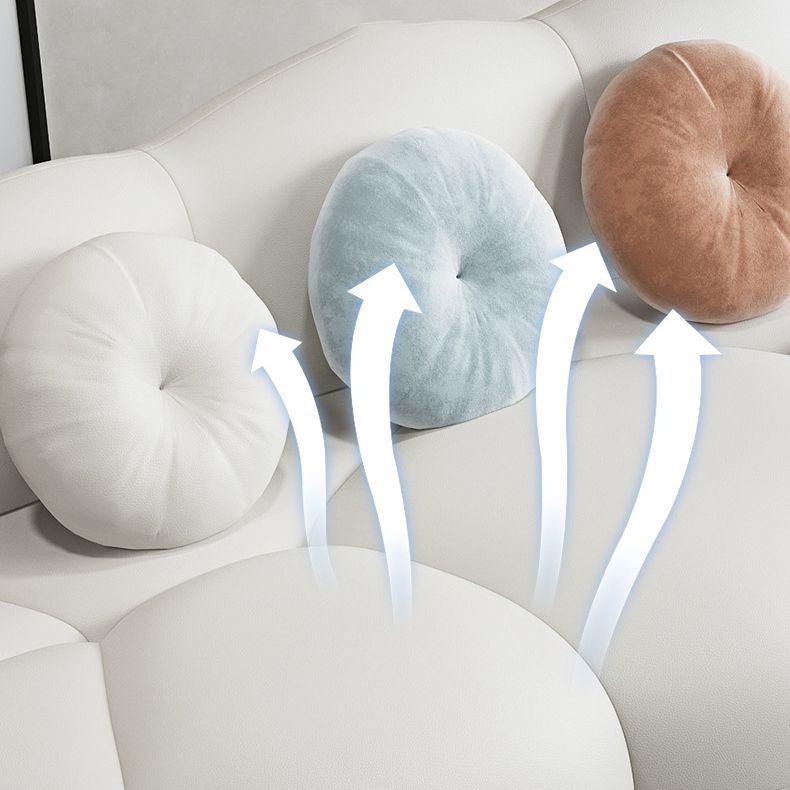 Modern Wool Armless Sofa for Living Room 37.4" Wide 28.74" High