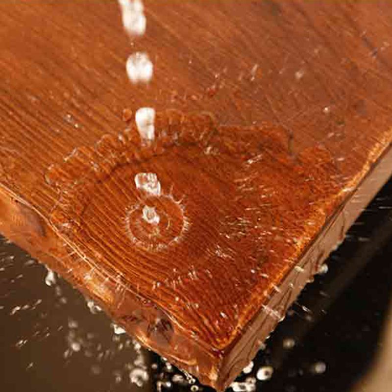 Contemporary Rectangle Bar Table Solid Wood Brown Bar Dining Table with Storage