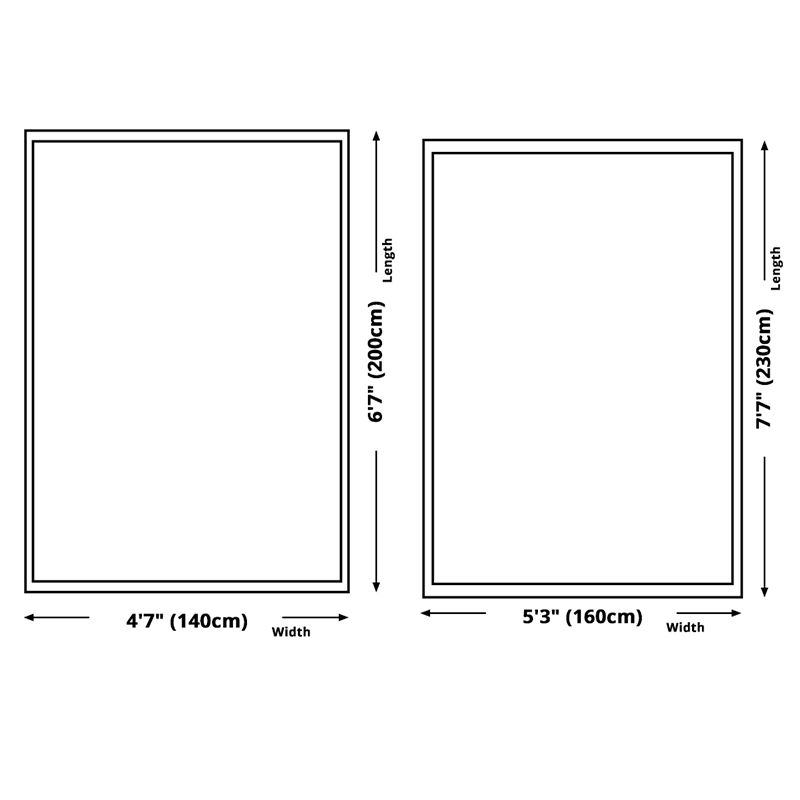 Stylis Modern Area Rug Polyester Abstract Pattern Area Carpet Stain Resiatant Rug for Home Decor