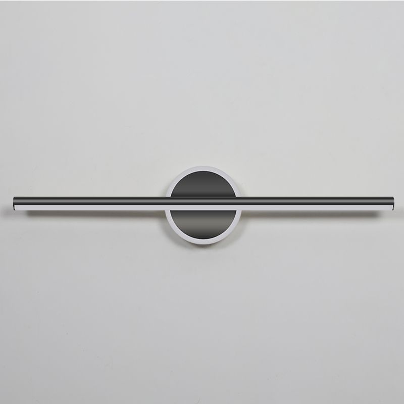 Stile moderno a forma lineare murale sconce metallo 2 luce sconde per bagno